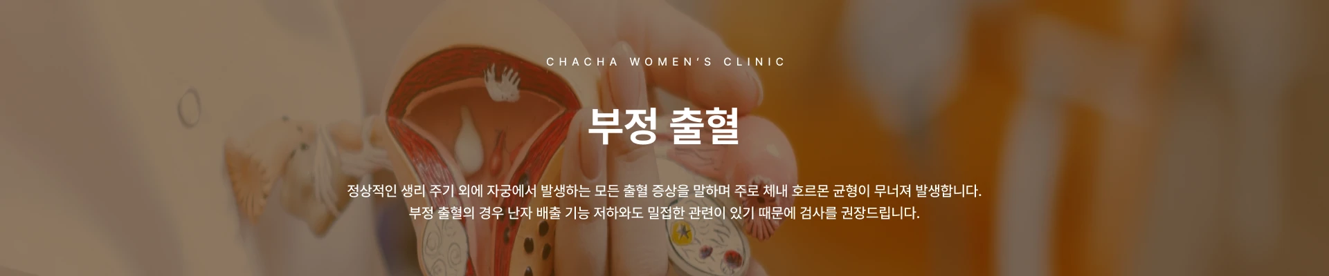 월경 이상·부정 출혈